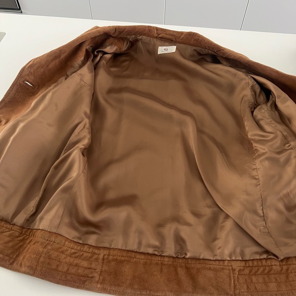 Tan suede AG Jacket - Picture 4 of 4